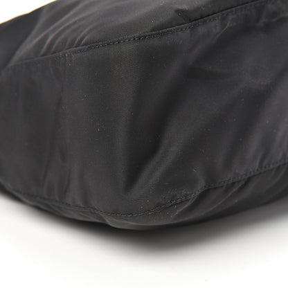 Prada Nylon Flat Messenger Bag Black 10 of 12
