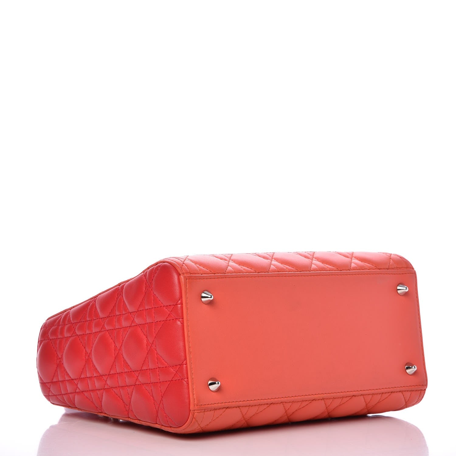 Christian Dior Lambskin Cannage Medium Tri-Color Lady Dior Pink 4 of 9