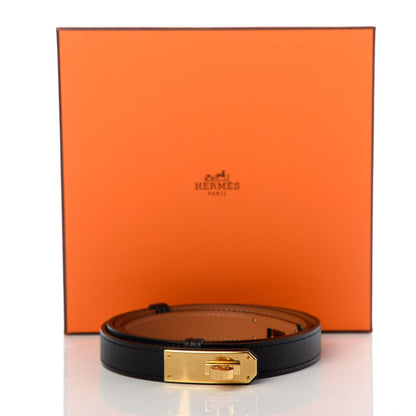 Hermes Epsom Kelly Belt Black 5 of 5