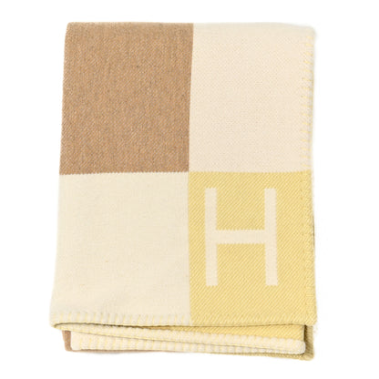 Hermes Cashmere Avalon Vibration Blanket Tisane 1 of 3