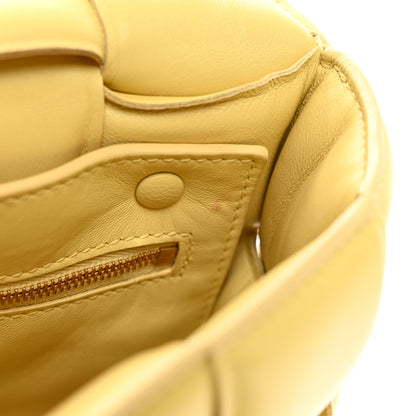 Bottega Veneta Lambskin Maxi Intreccio Padded Chain Cassette Crossbody Bag Corn 10 of 11