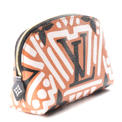 Louis Vuitton Monogram Giant Crafty Cosmetic Pouch Crème Caramel 2 of 9