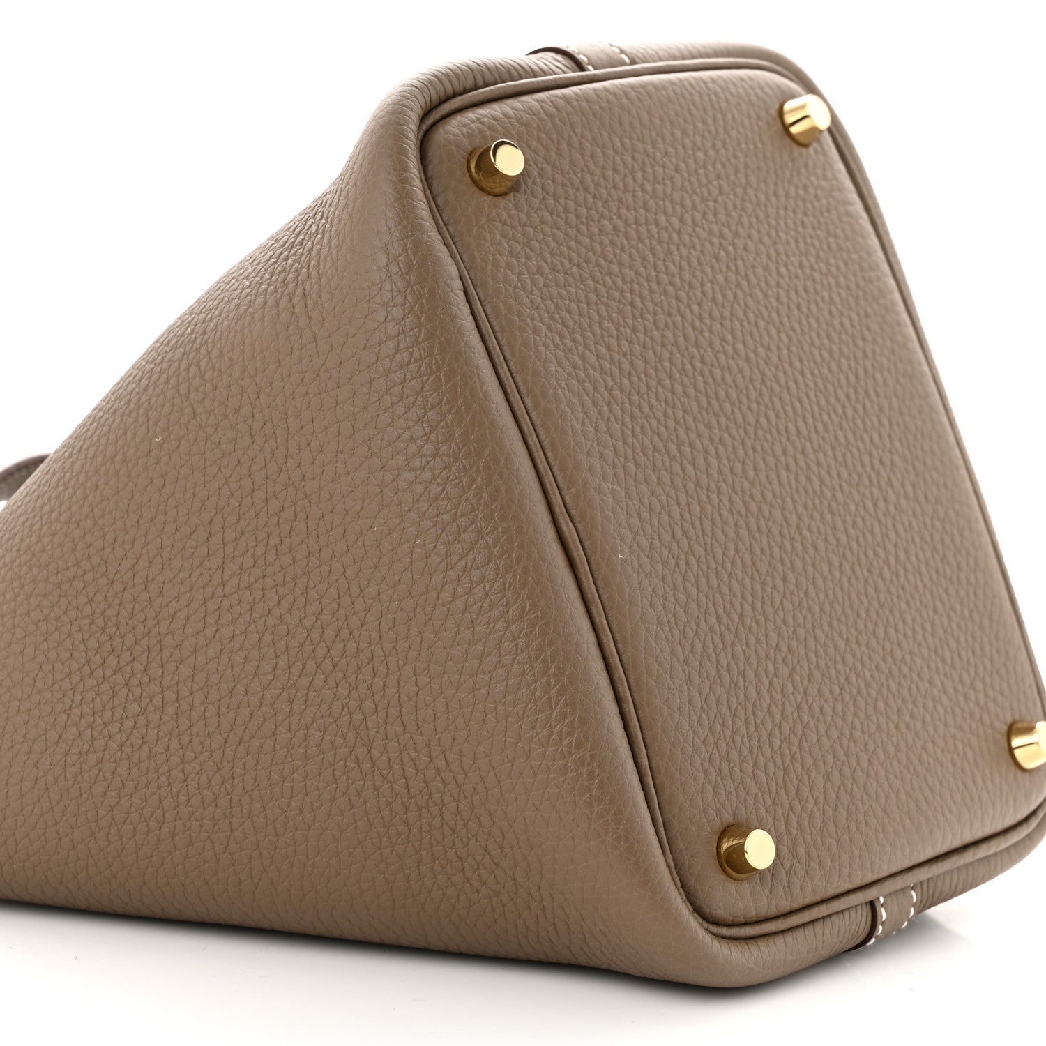 Hermes Taurillon Clemence Picotin Lock 18 PM Etoupe 9 of 10