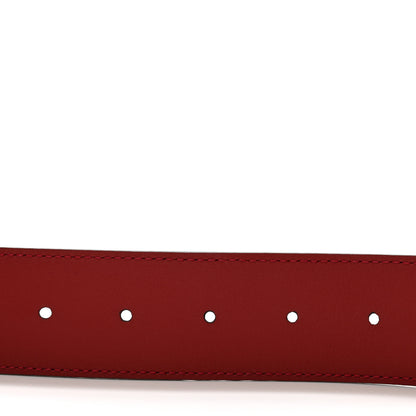 Gucci Plutone Calfskin Double G 40mm Belt 75 30 Rosso 4 of 5