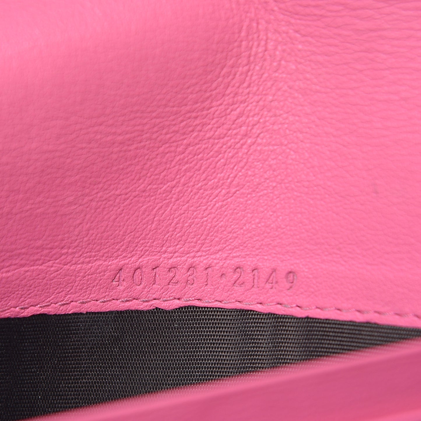 GG Supreme Monogram Mini Dionysus Chain Wallet Beige Pink