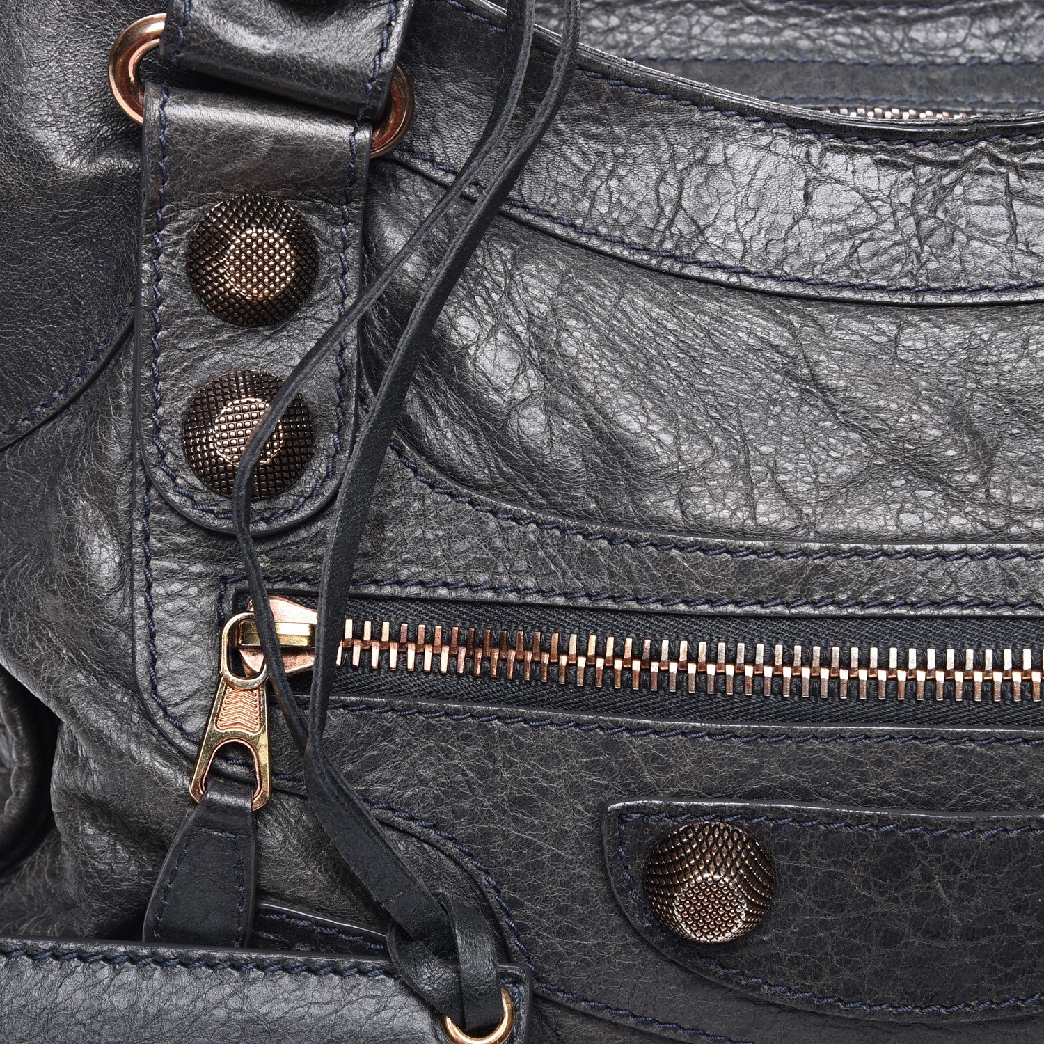 Balenciaga Agneau Giant 21 Rose Gold Hardware City Anthracite 12 of 16