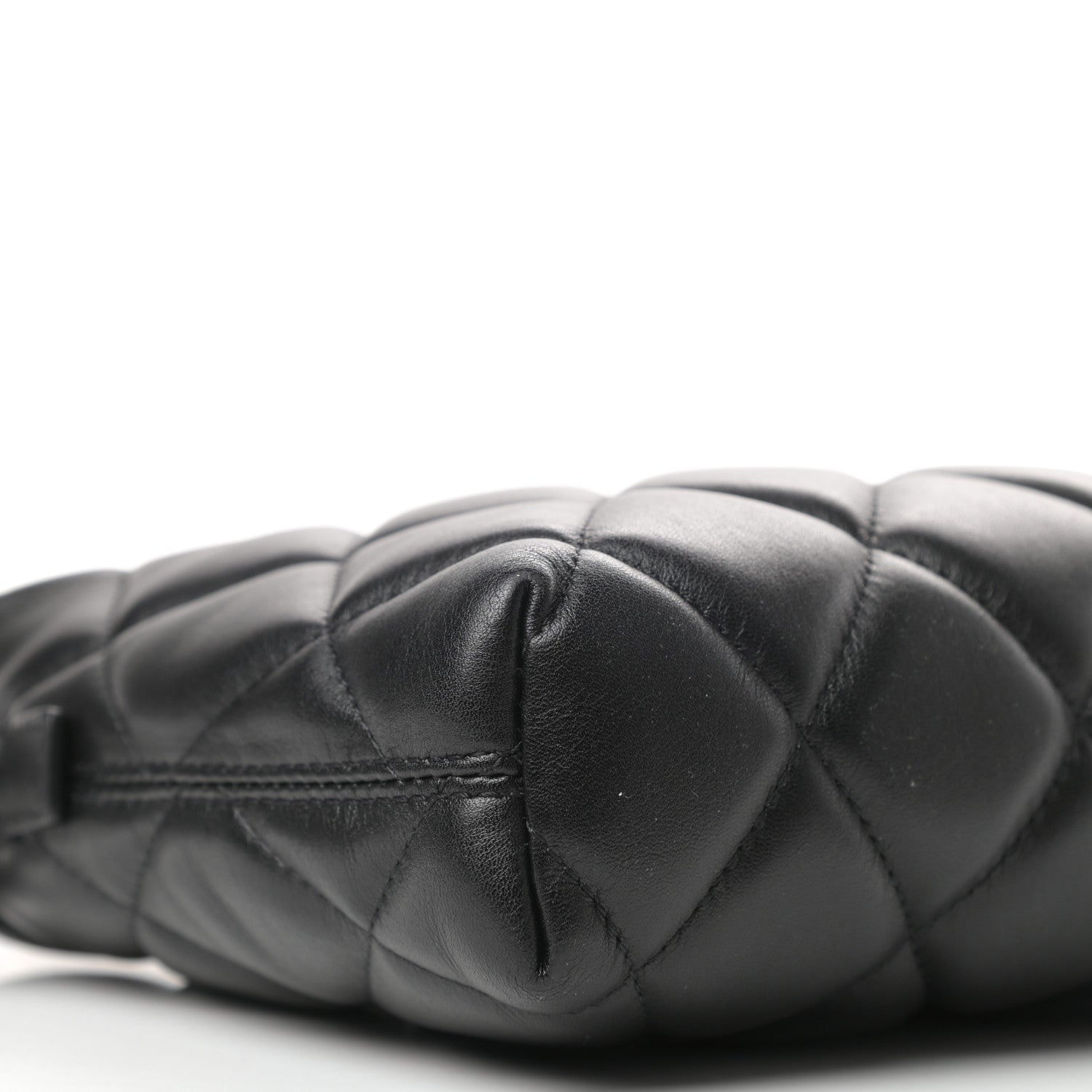 Balenciaga Nappa Calfskin Quilted Touch B Camera Shoulder Bag Black 7 of 9