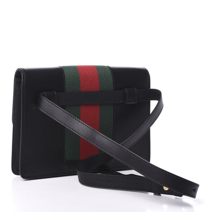 Gucci Calfskin Sylvie Belt Bag 95 34 Black 3 of 8