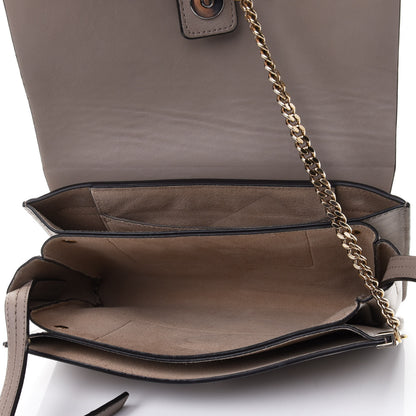 Chloe Suede Calfskin Small Faye Shoulder Bag Motty Grey 4 of 4