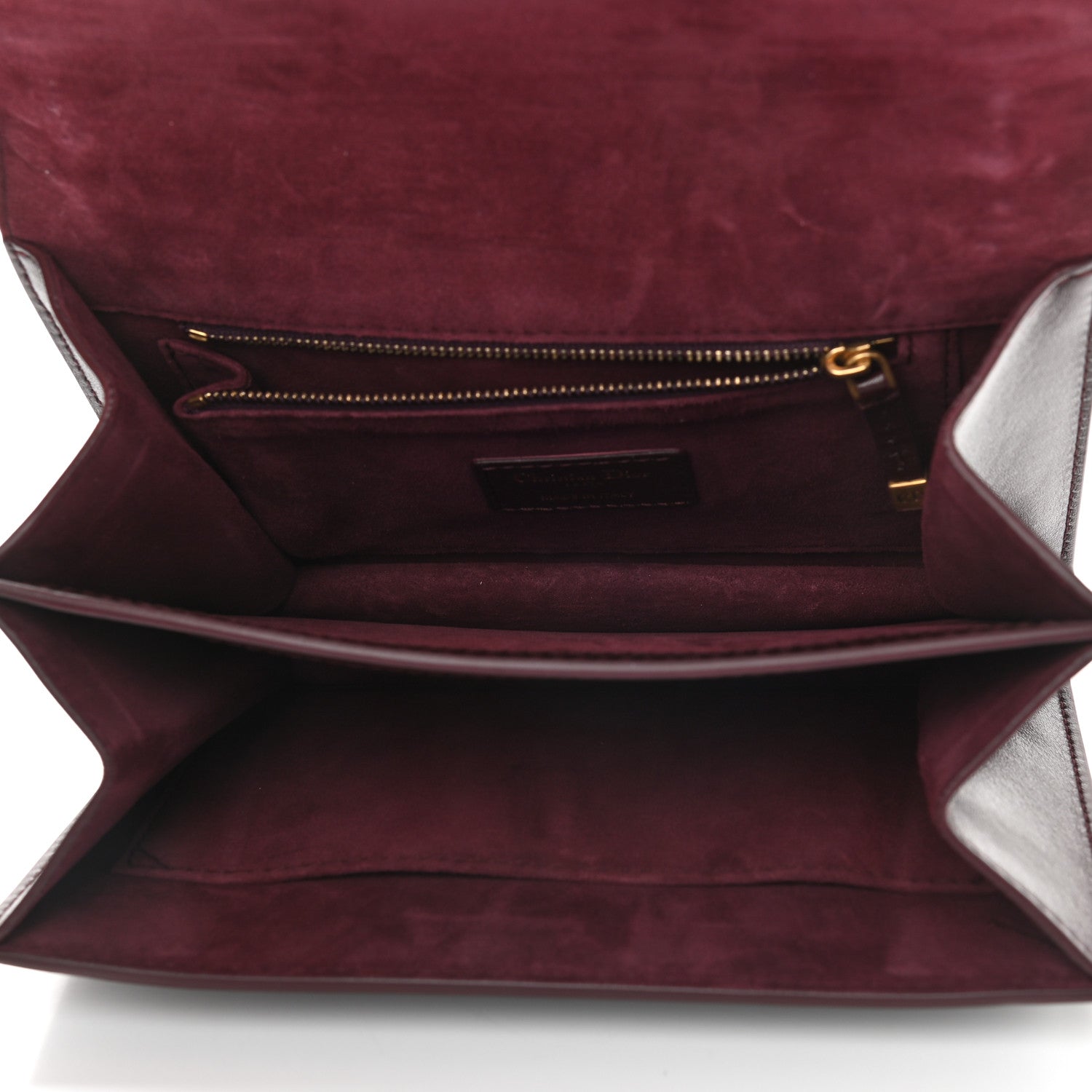 Christian Dior Calfskin Direction Flap Brown 7 of 10