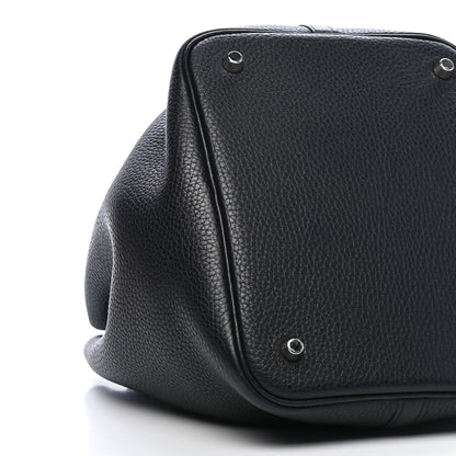 Hermes Taurillon Clemence Picotin Lock 22 MM Black 8 of 9