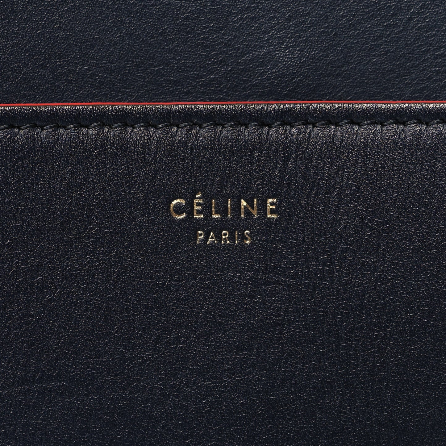 Supersoft Calfskin Sangle Bucket Bag Navy