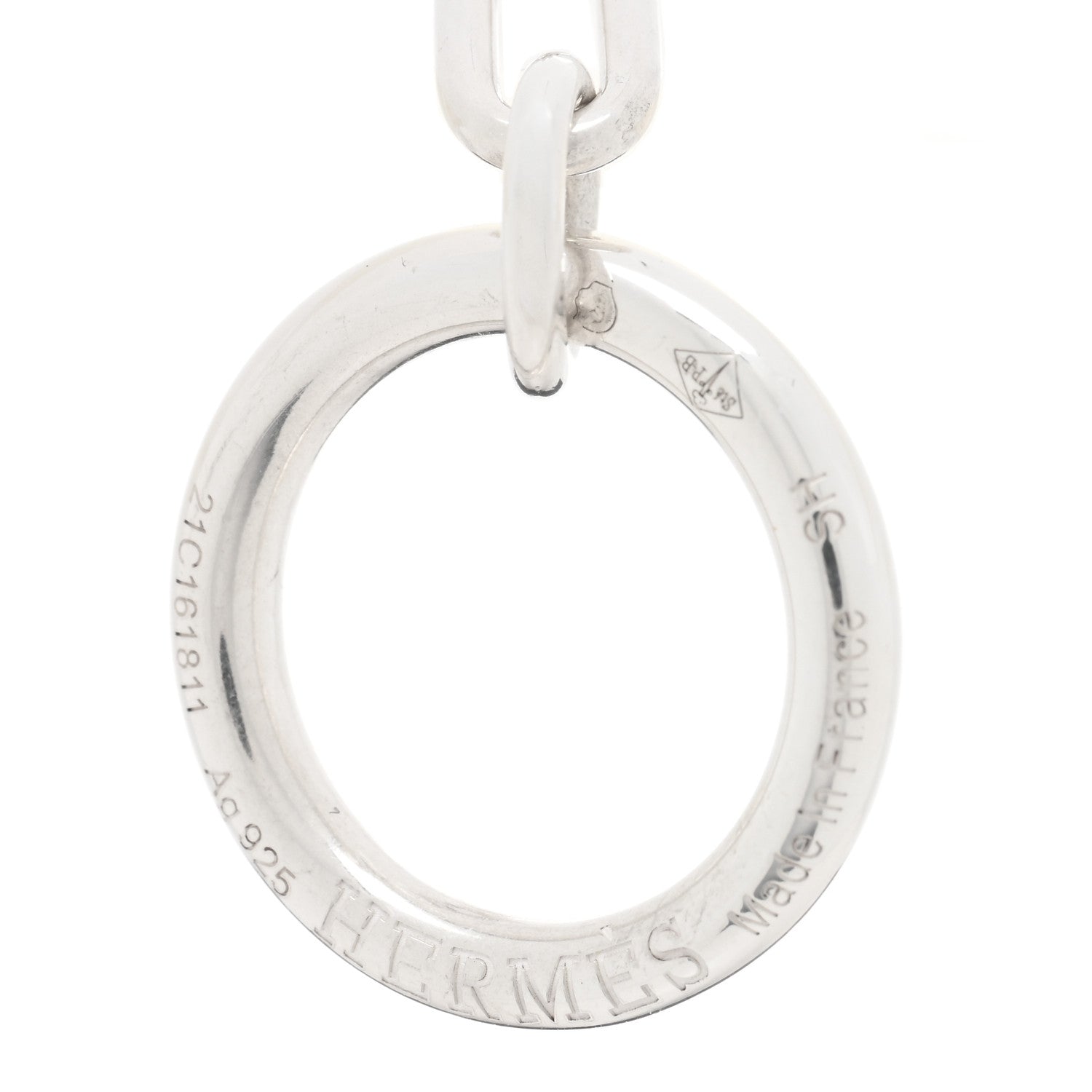 Hermes Sterling Silver Chaine d'Ancre Punk Bracelet SH 3 of 3
