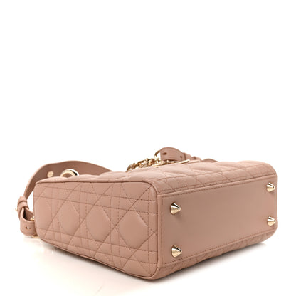 Christian Dior Lambskin Cannage Small My ABCDior Lady Dior Fard 4 of 11