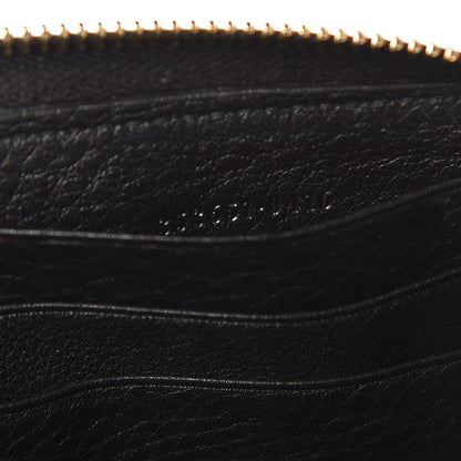 Gucci Calfskin Web Rania Zip Around Wallet Black 6 of 8