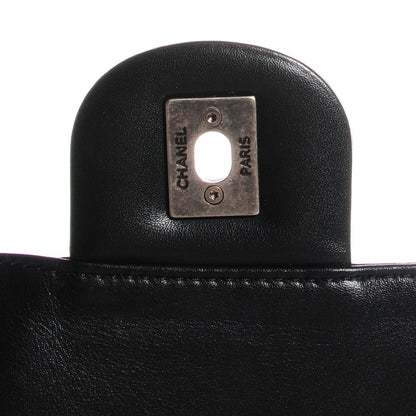 Chanel Iridescent Calfskin Medium In the Mix Flap Black 5 of 8