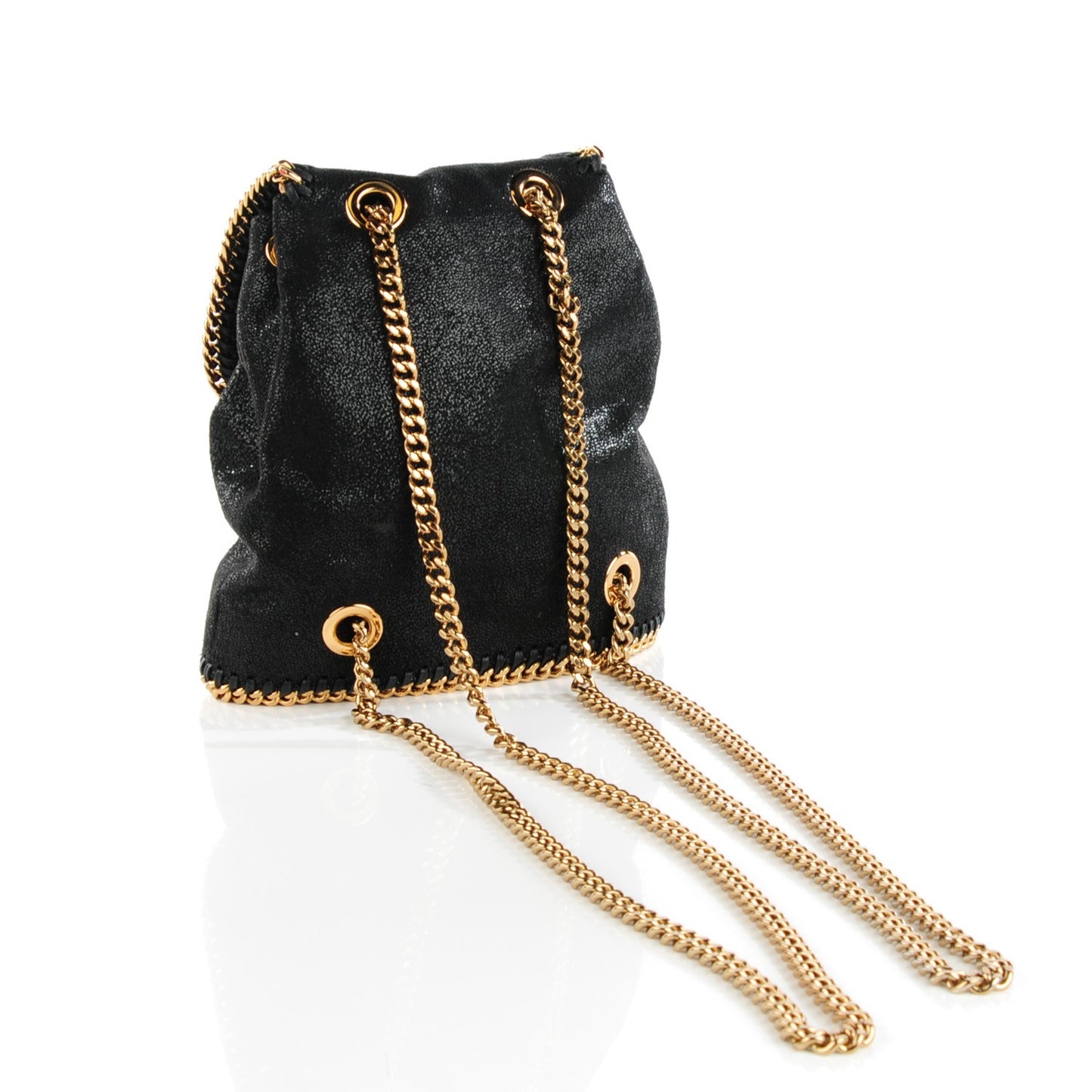 Shaggy Deer Mini Falabella Backpack Black