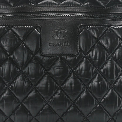Chanel Nylon Coco Cocoon Bowler Black 7 of 10