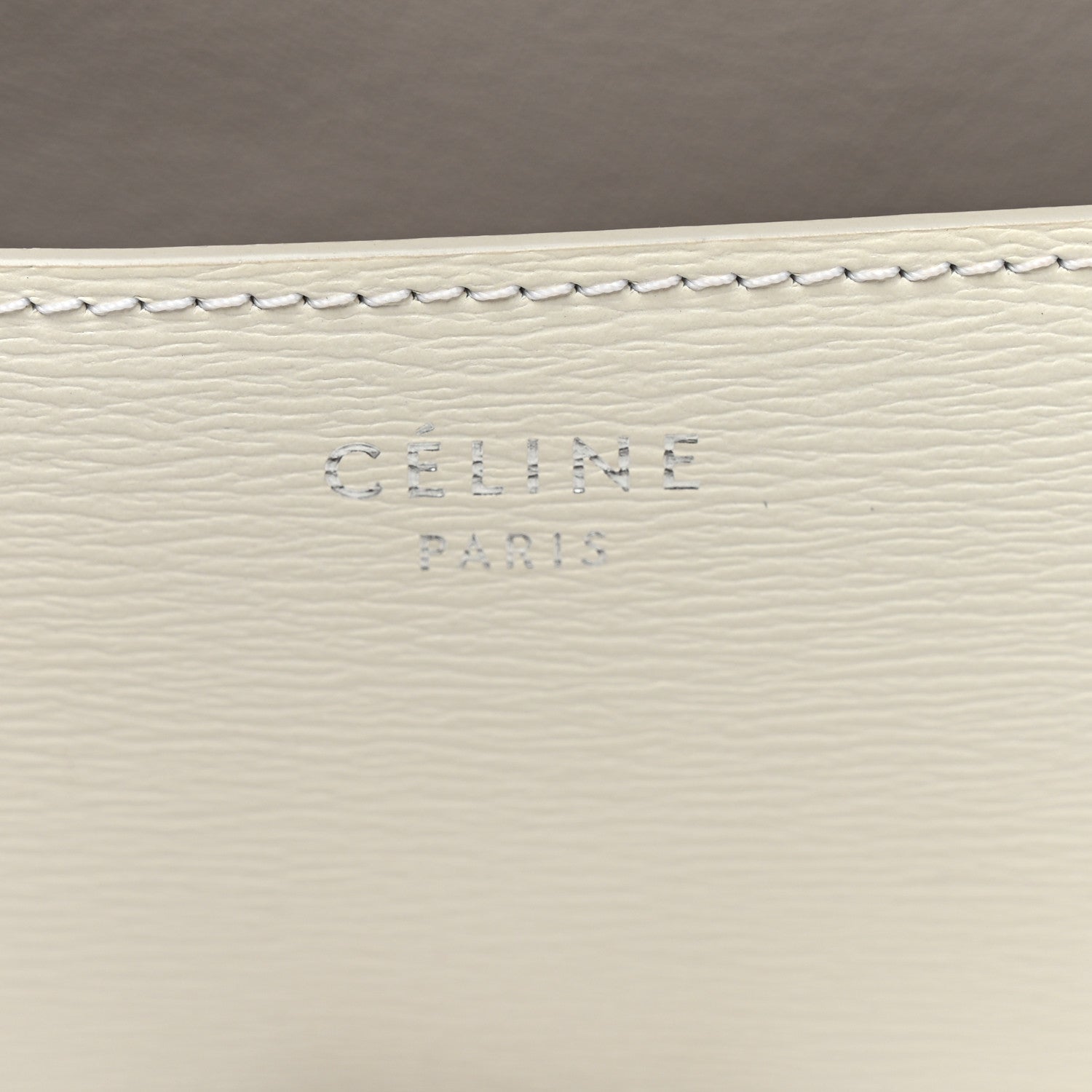 Celine Liege Calfskin Medium Classic Box Flap Bag White 6 of 11