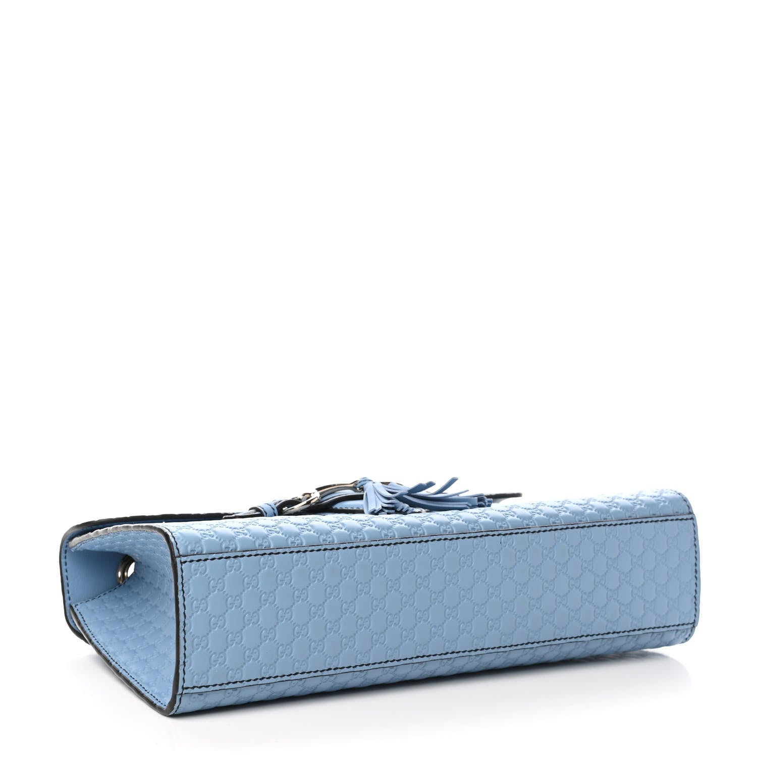 Gucci Microguccissima Medium Emily Chain Shoulder Bag Mineral Blue 3 of 8