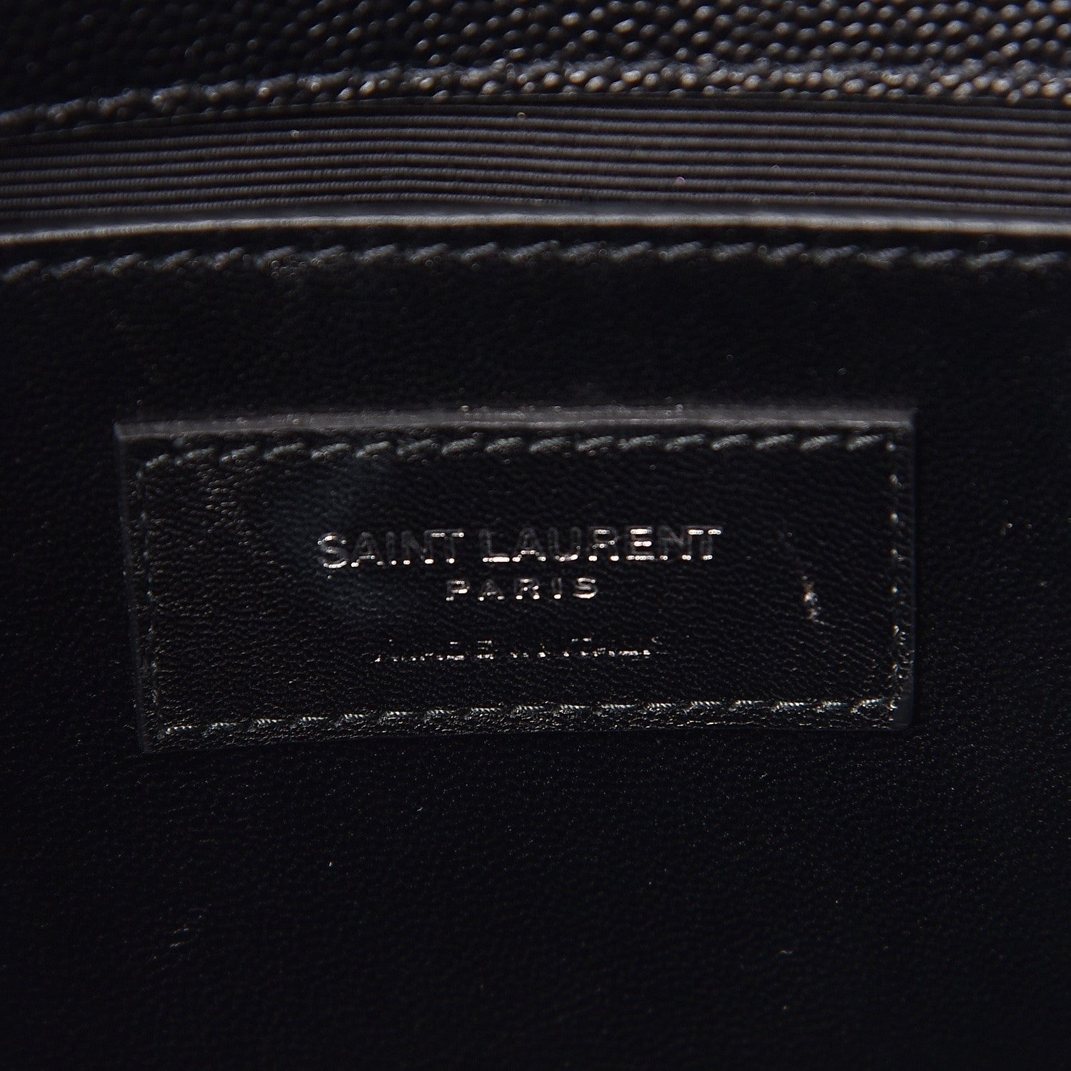 Saint Laurent Grain De Poudre Small Monogram Kate Satchel Black 6 of 10