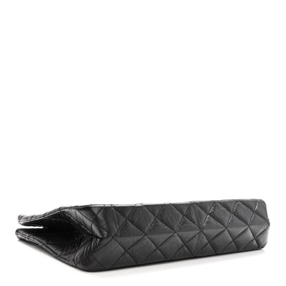 Chanel Aged Calfskin Reissue 2.55 Tote Black 3 of 9