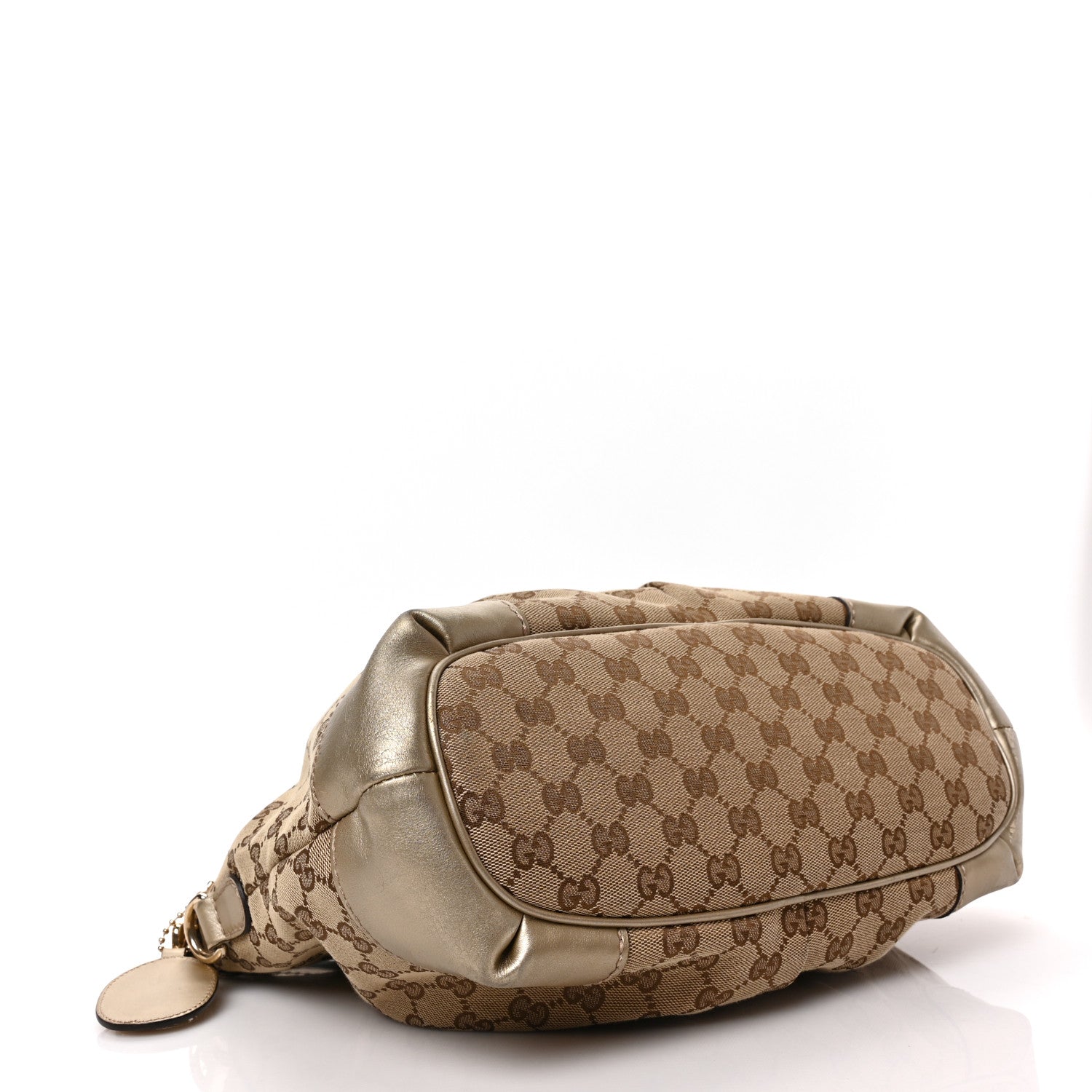 Gucci Monogram Medium Sukey Top Handle Bag Golden Beige 4 of 9