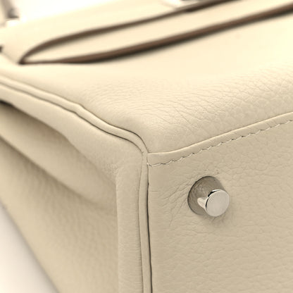 Hermes Togo Kelly Retourne 25 Craie 9 of 13
