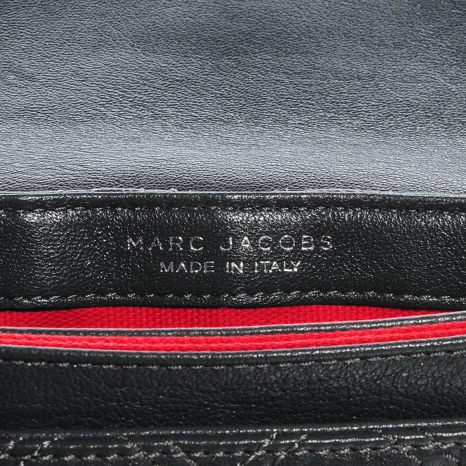 Marc Jacobs Leather Quilted The Single Grey 7 of 10
