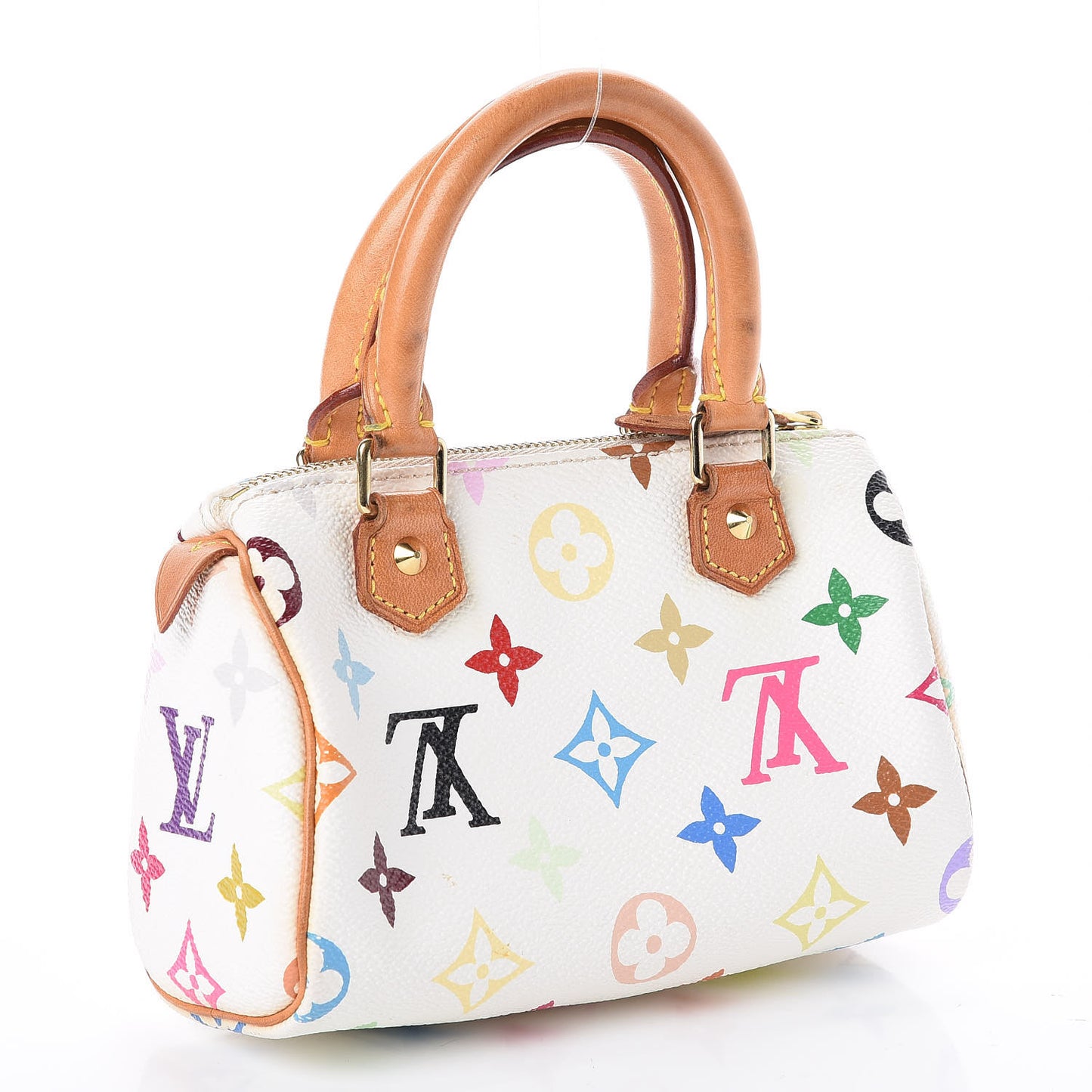 Monogram Multicolor Mini Sac HL Speedy White