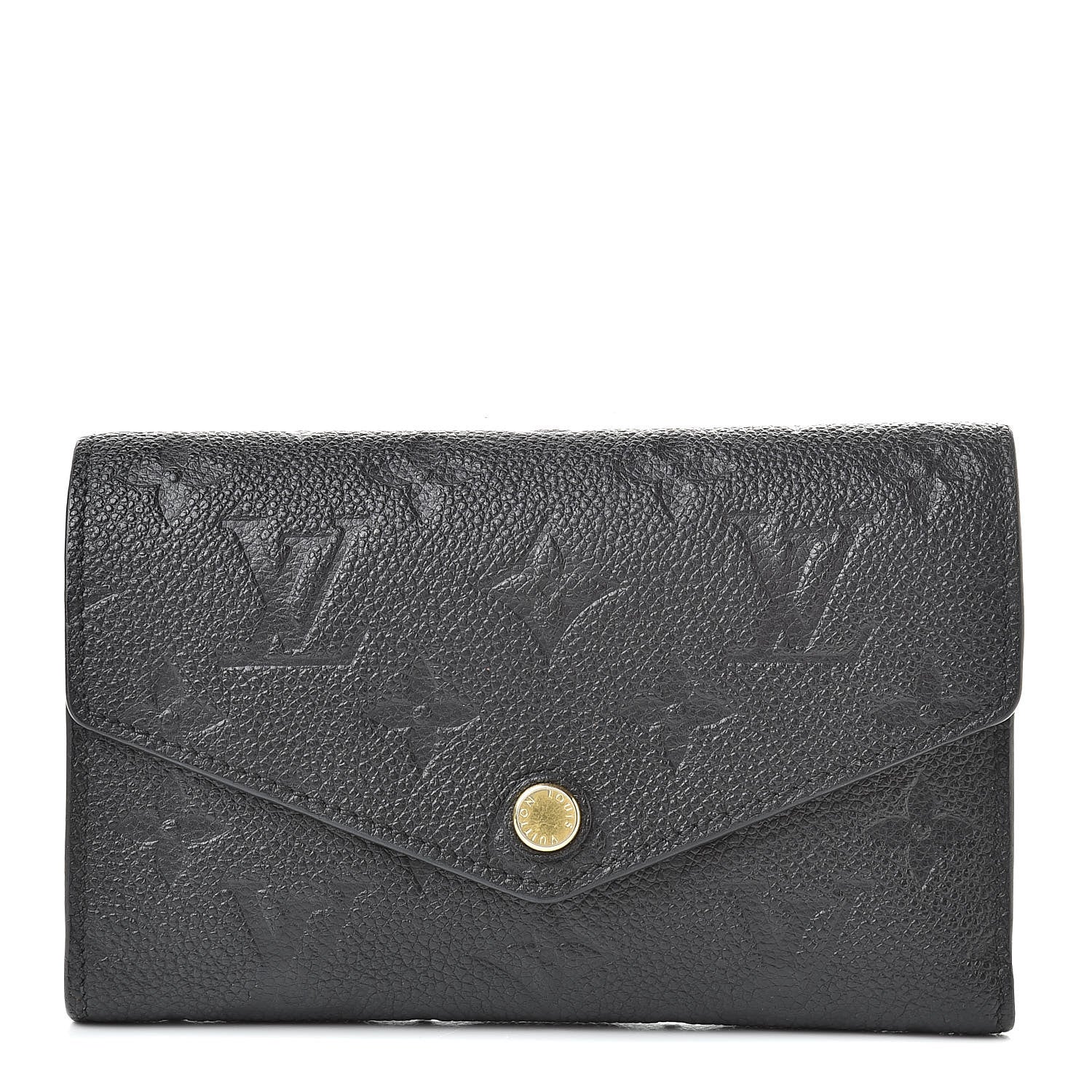 Louis Vuitton Empreinte Compact Curieuse Wallet Black 1 of 8