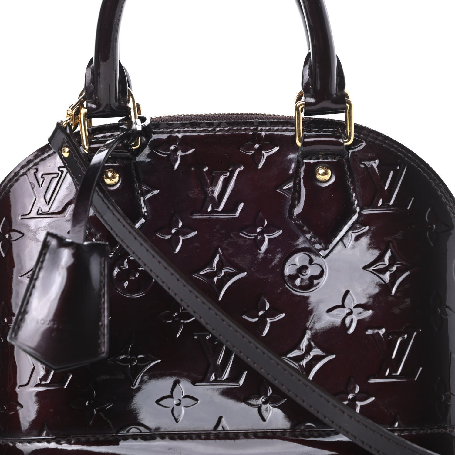 Louis Vuitton Vernis Alma BB Amarante 7 of 11
