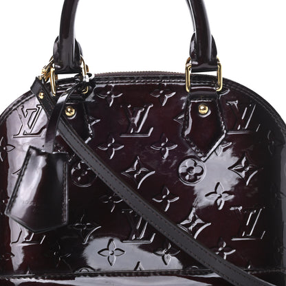 Louis Vuitton Vernis Alma BB Amarante 7 of 11
