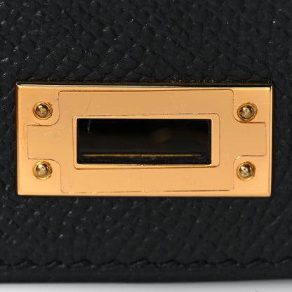 Hermes Epsom Mini Kelly Sellier 20 Black 28 of 32