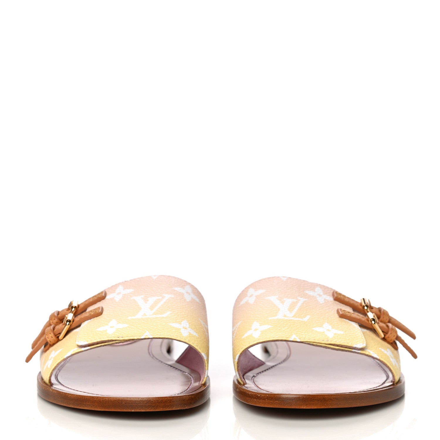 Louis Vuitton Monogram By The Pool Lock It Flat Mule 41 Pink 5 of 10