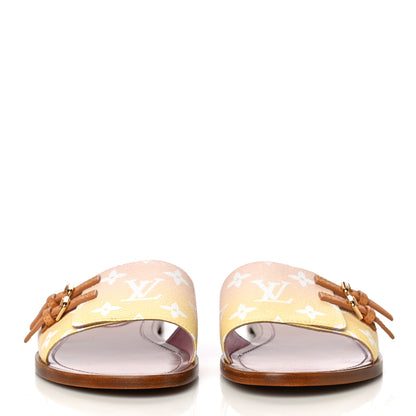 Louis Vuitton Monogram By The Pool Lock It Flat Mule 41 Pink 5 of 10