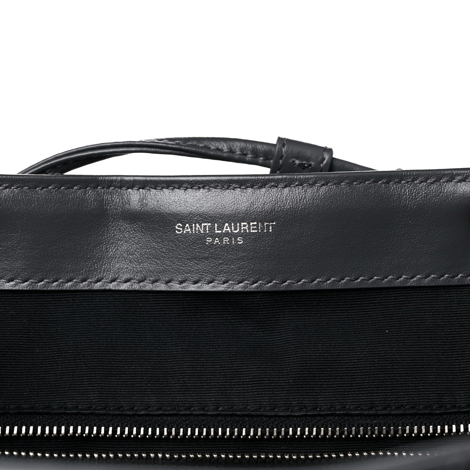 Saint Laurent Calfskin Y Quilted Monogram Medium Loulou Backpack Storm 6 of 16