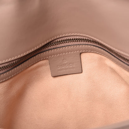 Gucci Calfskin Matelasse Medium GG Marmont Shoulder Bag Porcelain Rose 6 of 9