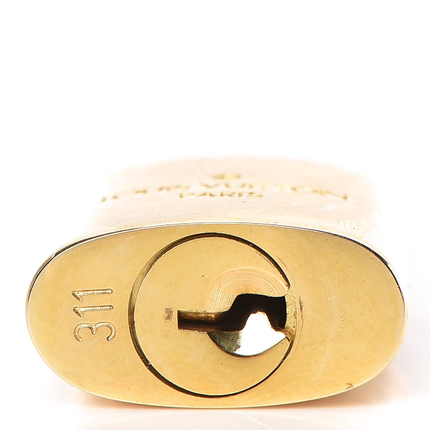 Louis Vuitton Brass Lock and Key Set #311 3 of 6