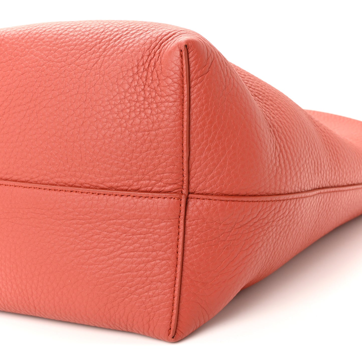 Grained Calfskin Medium N/S Park Tote Rust