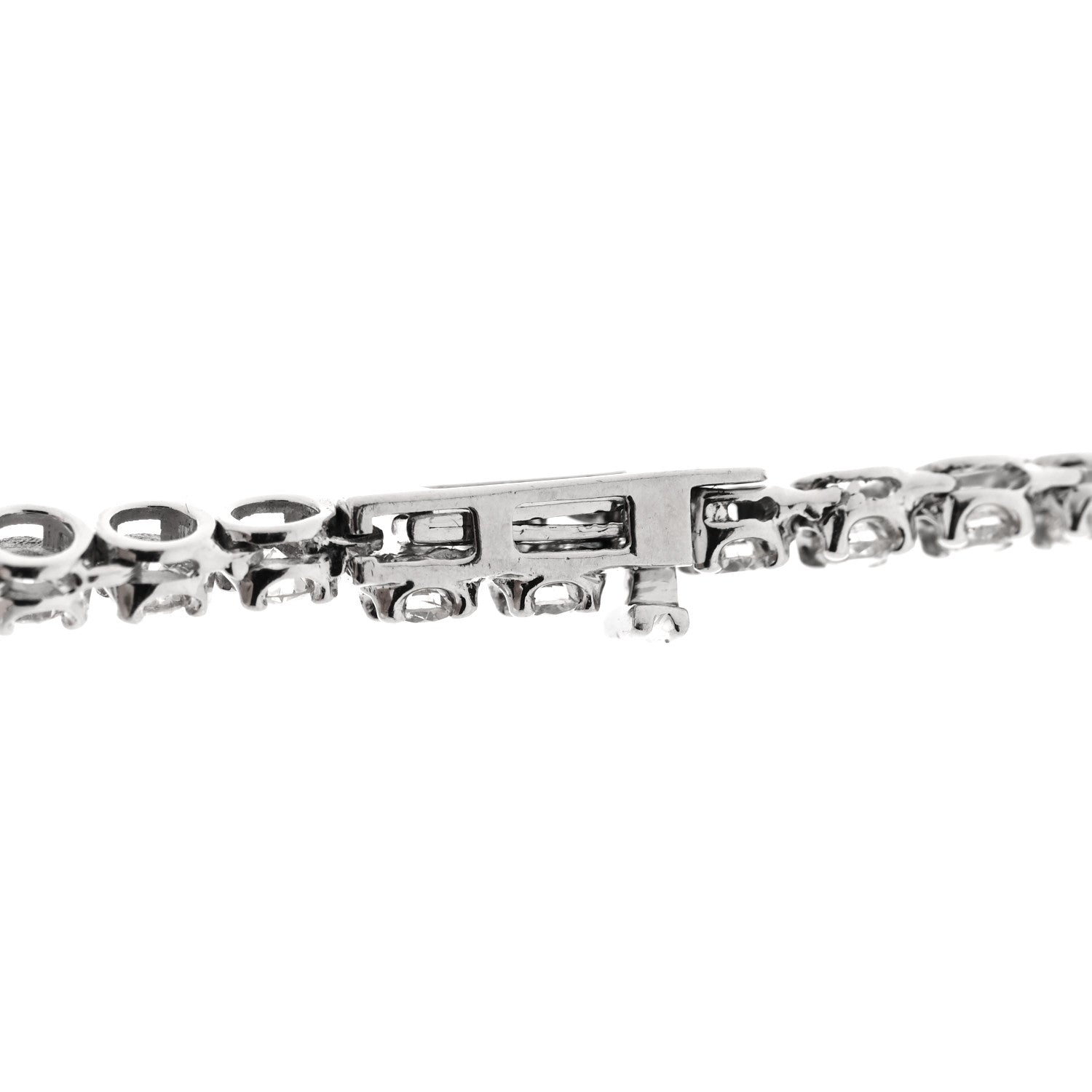 Parker & West by FASHIONPHILE 14K White Gold Diamond 4.96ctw Tennis Necklace 5 of 6