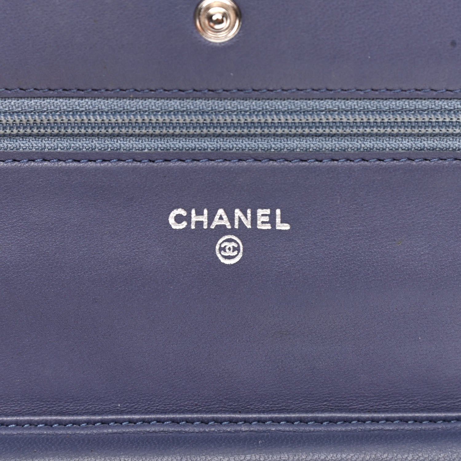 Chanel Lambskin Quilted Wallet On Chain WOC Lavender 6 of 15