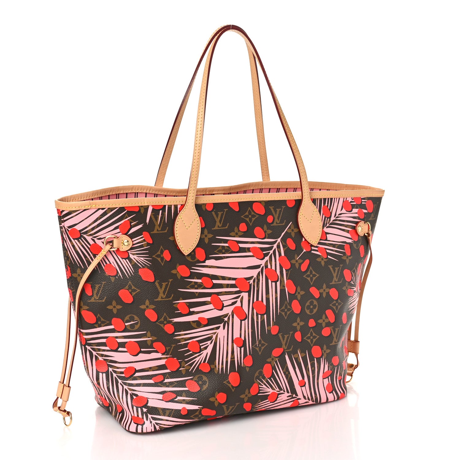 Louis Vuitton Monogram Jungle Dots Neo Neverfull MM Sugar Pink Poppy 3 of 8