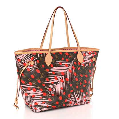 Louis Vuitton Monogram Jungle Dots Neo Neverfull MM Sugar Pink Poppy 3 of 8
