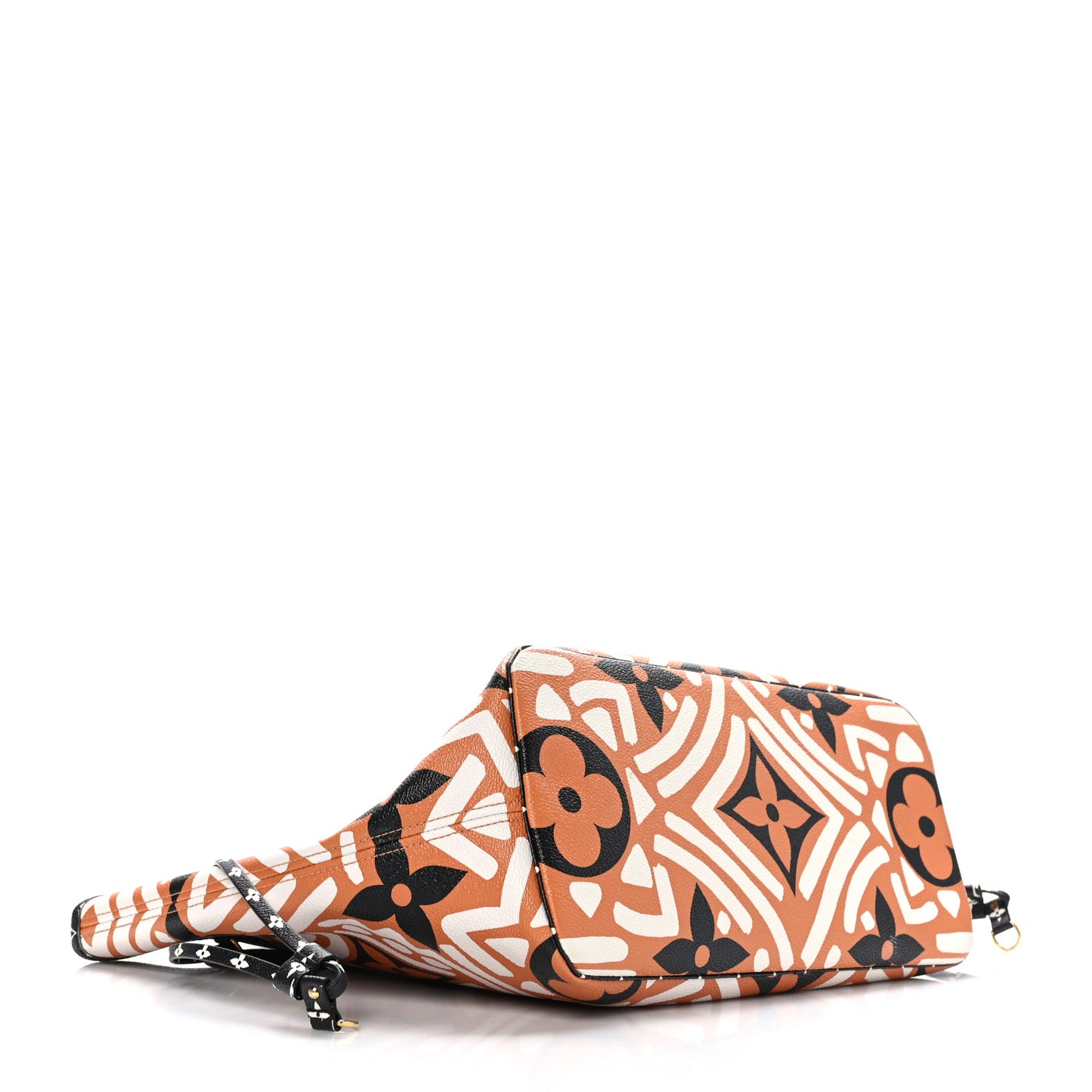 Monogram Giant Crafty Neverfull MM Creme Caramel