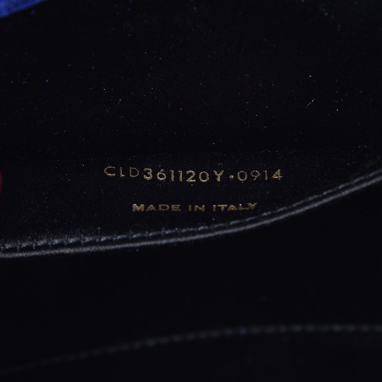 Patent Calfskin Monogram Large Belle De Jour Clutch Royal Blue