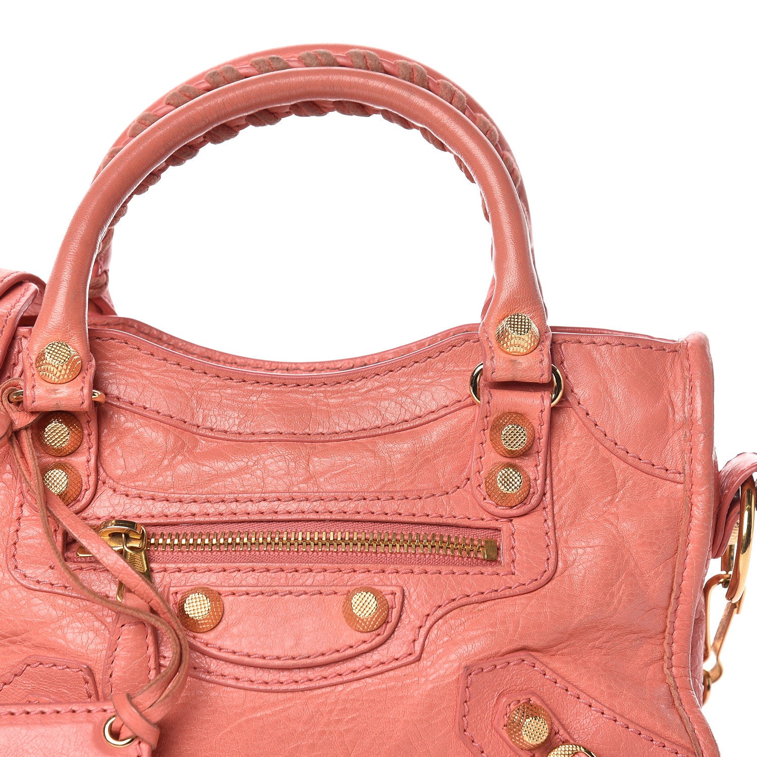 Balenciaga Agneau Giant 12 Gold Hardware Mini City Rose Azalee Rose Jaipur 16 of 20