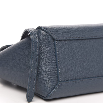 Celine Baby Grained Calfskin Nano Belt Bag Abyss Blue 9 of 10