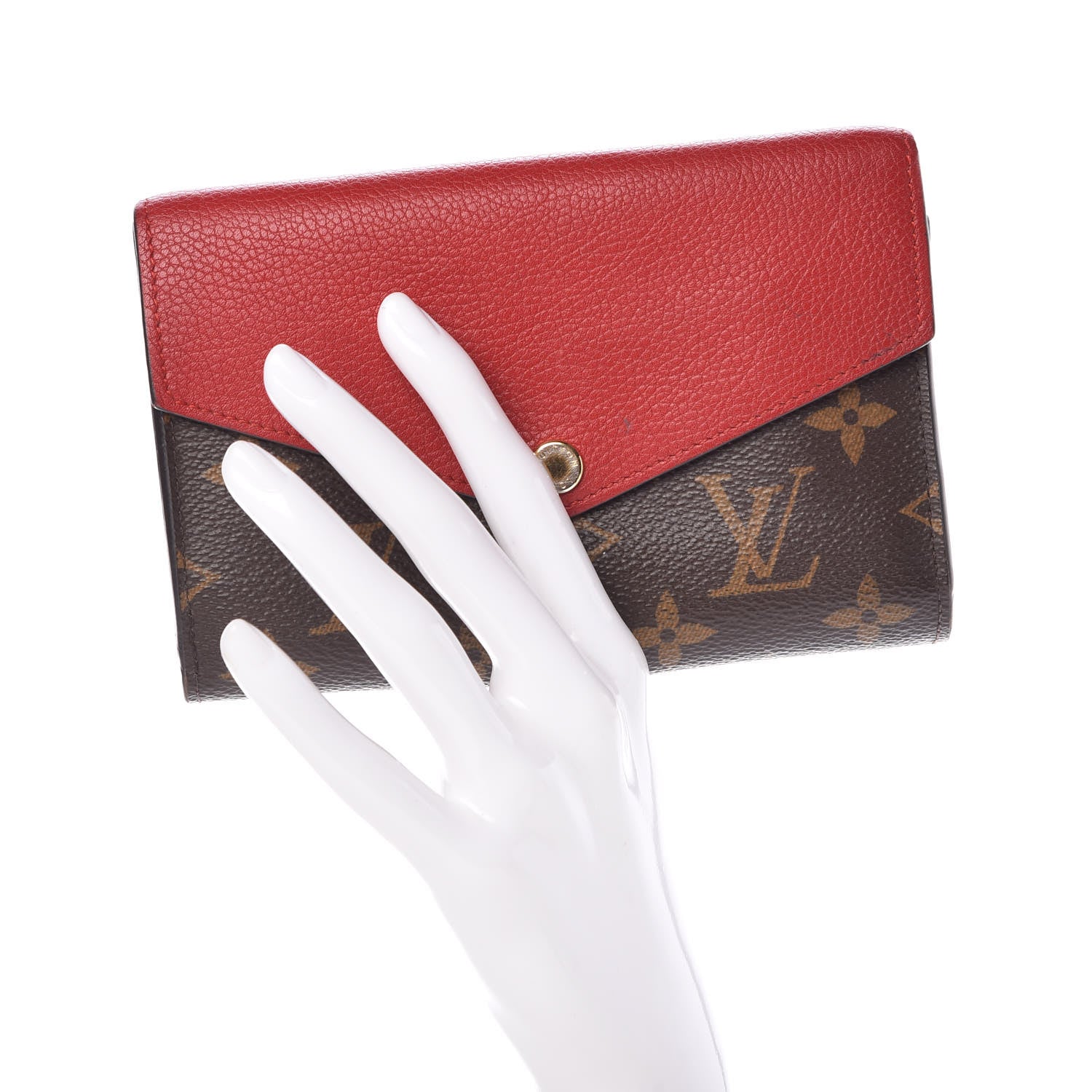 Louis Vuitton Monogram Pallas Compact Wallet Cherry 2 of 10