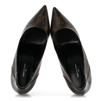 Louis Vuitton Monogram Cherie Pumps 40 Black 2 of 10